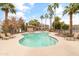 Community swimming pool with lounge chairs at 7446 S 30Th Run, Phoenix, AZ 85042