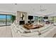 Open living area with sectional sofa and fireplace at 7450 E Continental Mountain Dr # 5, Cave Creek, AZ 85331