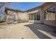 Landscaped backyard with gravel and desert plants at 8037 E Thorntree Dr, Scottsdale, AZ 85266