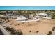 Aerial view of a house and surrounding land, showing the property's location and size at 8208 E Shea Blvd, Scottsdale, AZ 85260