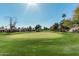 Green golf course with manicured lawn and residential homes at 8208 E Shea Blvd, Scottsdale, AZ 85260