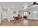 Mid century modern dining set in open concept space at 827 W Weldon Ave, Phoenix, AZ 85013