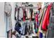 Spacious closet with plenty of hanging space and shelves at 9331 S 33Rd Gln, Laveen, AZ 85339