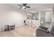 Playroom with light gray walls and hardwood floors at 9331 S 33Rd Gln, Laveen, AZ 85339