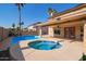 Backyard oasis with a refreshing pool and spa at 10359 W Sunflower Pl, Avondale, AZ 85392