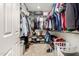 Walk-in closet with ample shelving and hanging space at 11695 N 166Th Ln, Surprise, AZ 85388