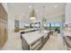 Open concept kitchen features a large island and expansive views at 11776 N 119Th St, Scottsdale, AZ 85259