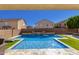 Inviting backyard pool with patio and landscaping at 12113 W Planada Ln, Peoria, AZ 85383