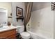 Bathroom with shower/tub combo and updated vanity at 12759 W Eagle Ridge Ln, Peoria, AZ 85383