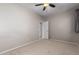 Bedroom with carpeted floor and ceiling fan at 12759 W Eagle Ridge Ln, Peoria, AZ 85383