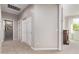 Hallway with carpet flooring and linen closet at 12759 W Eagle Ridge Ln, Peoria, AZ 85383