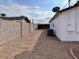 Gravel side yard with AC unit at 1302 E 30Th Ave, Apache Junction, AZ 85119