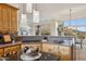 Modern kitchen with granite countertops and island at 13512 N Granite Way, Fountain Hills, AZ 85268