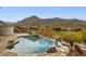 Stunning pool with mountain and golf course views at 13512 N Granite Way, Fountain Hills, AZ 85268