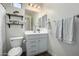 Bathroom featuring a sink and a toilet at 13855 S 181St Ave, Goodyear, AZ 85338