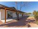 Home exterior showcasing backyard and patio at 1413 N Sunview Pkwy, Gilbert, AZ 85234