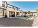 Backyard with patio furniture and gravel at 15446 W Montecito Ave, Goodyear, AZ 85395