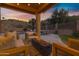 Relaxing patio with fire pit and comfortable seating, perfect for outdoor entertaining at 15632 S 6Th St, Phoenix, AZ 85048