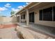 Backyard featuring a covered patio with a pergola and a desert landscape at 15738 W Clear Canyon Dr, Surprise, AZ 85374