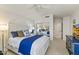 Bright bedroom with comfortable bedding and large closet at 15801 N 51St St, Scottsdale, AZ 85254