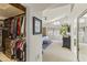 Large walk-in closet with ample hanging space and drawers at 15801 N 51St St, Scottsdale, AZ 85254