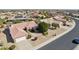 Aerial view of single story home in a residential neighborhood at 16220 W Red Rock Dr, Surprise, AZ 85374