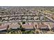 Aerial view showing neighborhood homes and landscape at 16220 W Red Rock Dr, Surprise, AZ 85374