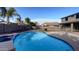 Inviting kidney-shaped pool with spa; spacious backyard at 1811 E Powell Way, Chandler, AZ 85249