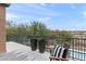 Spacious balcony offering scenic views and comfortable seating at 18140 N 92Nd St, Scottsdale, AZ 85255