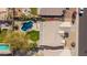 Aerial view of house with pool at 19045 N 47Th Cir, Glendale, AZ 85308