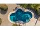 An inviting kidney-shaped pool at 19045 N 47Th Cir, Glendale, AZ 85308