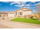 One story home with landscaped yard and attached garage at 22282 E Tierra Grande Ct, Queen Creek, AZ 85142