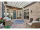 Charming courtyard with covered seating area at 28365 N 124Th Dr, Peoria, AZ 85383