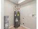 Laundry room with new water heater at 3301 E Larkspur Dr, Phoenix, AZ 85032