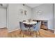 Dining area with round table and chairs near kitchen at 3302 N 7Th St # 366, Phoenix, AZ 85014