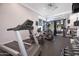 Well-equipped fitness center with treadmills, stationary bikes, and weights at 3302 N 7Th St # 366, Phoenix, AZ 85014