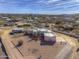 House with RV and large lot, aerial view at 35849 N 3Rd St, Phoenix, AZ 85086