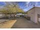 Covered stalls and a bench are in this outdoor barn area at 35849 N 3Rd St, Phoenix, AZ 85086