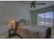 Charming bedroom with full-size bed and ceiling fan at 35849 N 3Rd St, Phoenix, AZ 85086