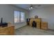 Home office with built-in desk and plenty of natural light at 35849 N 3Rd St, Phoenix, AZ 85086