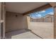 Covered patio with access to a large backyard at 3905 S 185Th Ln, Goodyear, AZ 85338