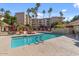 Inviting community pool with ample deck space at 4200 N Miller Rd # 526, Scottsdale, AZ 85251