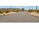 Long gravel driveway leading to a single-Gathering home surrounded by desert landscaping at 43006 N 3Rd Ave, New River, AZ 85087