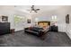 Main bedroom with plush carpet and sitting area at 4368 E Estrella Ct, Gilbert, AZ 85296