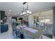 Dining area view of kitchen and backyard at 4557 W Agave Ave, Eloy, AZ 85131