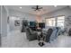 Relaxing living room with grey sofas and marble floors at 4557 W Agave Ave, Eloy, AZ 85131