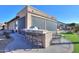 Outdoor kitchen with granite countertop and seating area at 4557 W Agave Ave, Eloy, AZ 85131