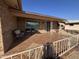 Covered patio with tile flooring and wrought iron railing at 4624 E Emerald Ave, Mesa, AZ 85206