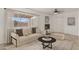 Living room features a fireplace and large window at 4809 W Sandra Ter, Glendale, AZ 85306