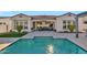 Stunning pool with adjacent patio and seating area at 5252 N 206Th Dr, Buckeye, AZ 85396